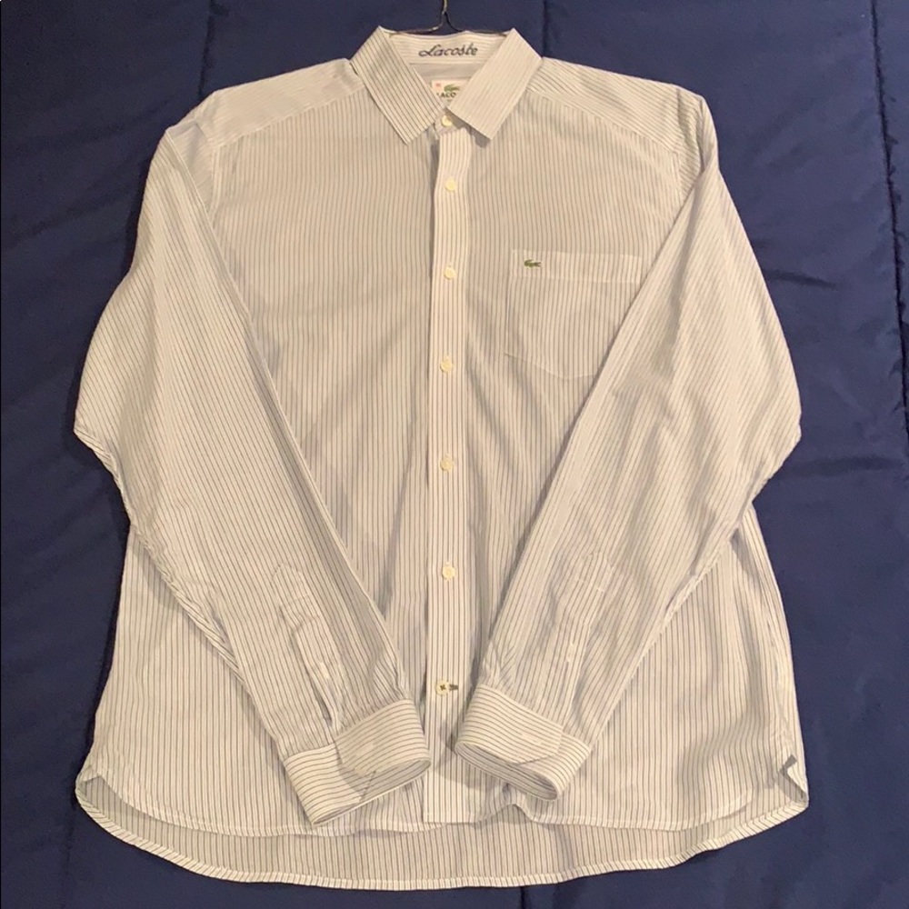 Lacoste button down slim fit dress shirt
